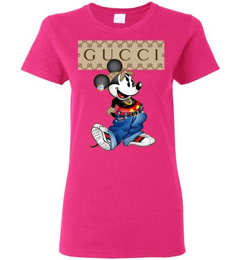 gucci mickey mouse shirt women's